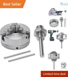 Mini Lathe Chuck Set Alloy Steel 6MM Capacity Self Centering Three Jaw. Fixed Price $41.97.