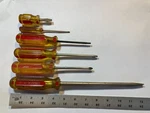 6 Stanley Screwdrivers Usa Philips Flat Head Square Torx Hand Tools. Fixed Price $18.66.