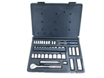 Vintage Montgomery Ward Tools Powr Kraft Sae & Metric Socket Set, Usa. Fixed Price $59.99.