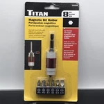 Titan 16008 Magnetic Holder With Bits Piece 1/4" Hex. Fixed Price $14.00.