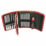 Wiha 28188 32 Piece Drive-loc Vi Blade Set Folding Wallet. Fixed Price $279.35.