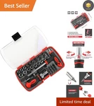 Efficient 38-PIECE Cr-v Steel Screwdriver Kit With Magnetic Ratchet Handle. Fixed Price $37.99.