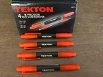 (4) New Tekton In 1 Precision Pocket Screwdrivers Phillips Flathead K!!!. Fixed Price $9.99.