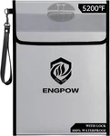 Engpow Fireproof Document Bag With (5200 ),15 X 11 Lock, Silver. Fixed Price $24.65.