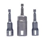 3PCS Power Wing Driver Set,slotted Nuts Drill Bit Sleeve Socket Wren.... Fixed Price $17.91.