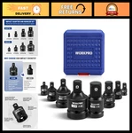 8PC Impact Socket Adapter Set 1/4" 1" Drive, Cr-mo, Storage Case, Auto Repa. Fixed Price $58.87.
