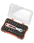 Rotation 44PC Bit With 1/4 Mini Ratchet Offset Screwdriver, Portable Case.... Fixed Price $22.39.