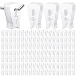 Foilswirl 400 Pack Inventory Control Clips Peg Hook Product Stoppers White. Fixed Price $31.99.