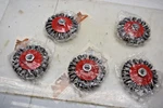 Wd New 5 Pack 4 Inch Twist Knotted Wire Wheel Brush For Angle Grinder. Fixed Price $34.19.