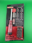 Sears Craftsman Usa 32PC Magnetic Screwdriver Set 47483 Red Handle Nos Ugly. Fixed Price $80.00.