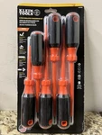 Klein Tools 85076INS Screwdriver Set 1000V Insulated 6-PIECE. Fixed Price $35.25.