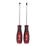Milwaukee 2 Piece Demolition Slotted Phillips Head Screwdriver Set Steel Endcaps. Fixed Price $20.00.
