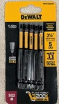 New Factory Sealed Dewalt DWAF3SQ2IR5 Power Bits 1/2. Fixed Price $16.99.