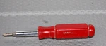 F5 Vintage Craftsman Multiple Screwdriver Red Good Used Conditon #47133 Wf. Fixed Price $25.00.