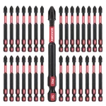 Bulk Phillips Screwdriver Bits Impact Tough 30 Pack Insert PH2. Fixed Price $29.99.