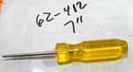 Vintage Stanley Screwdriver Flat Blade Standard 62-412 Usa 7". Fixed Price $14.99.