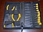 Kr Tools 16 Pcs Precision Pliers And Screwdriver Set Zippered Case Black Yellow. Fixed Price $31.49.