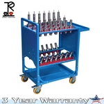 Rolling Tool Cart Taper Holder Mobile Cnc 35 Capacity CAT40. Fixed Price $169.00.
