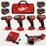 Milwaukee M18 Cordless Big Discount Screwdriver 11-IN-1 Combo Power Tools Set. Fixed Price $429.66.