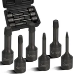 Jeuclel 6PCS 3/8" Drive Impact Wedge Proof Long Extractor. Fixed Price $49.58.