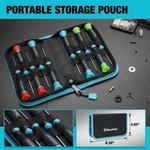 Duratech 10 Pcs Magnetic Small Precision Screwdriver Set With Pouch Phillips New. Fixed Price $20.99.