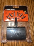 New Sealed Black & Decker Handy Bits Set W/ Storage Case Screwdriver 7 Pc. Fixed Price $9.99.