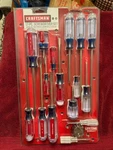 New Sears Craftsman Made In Usa 17-PIECE Screwdriver Set Phillips Flathead 31794. Fixed Price $99.00.