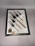 Nos Craftsman 41097 6PC Gold Electroplated Screwdriver Set Crown Logo Usa. Fixed Price $50.00.