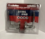Steel Pro Polished Chrome Straight Entry Door Lever 8308-ET-PC-KA6. Fixed Price $14.99.