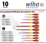 Wiha 32093 Slotted And Phillips Insulated Screwdriver Set, 1000 Volt, Piece. Fixed Price $68.99.