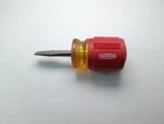Companion Stubby Slotted 1/4" Flat Head Screwdriver 3-1/2" 41424 Bf Vintage Usa. Fixed Price $6.95.