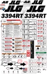 Fits Jlg 3394RT Scissor Lift Decal Kit Laminated 3M Vinyl - Free Shipping. Fixed Price $175.70.