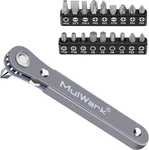 20PC 1/4 Ultra Low Profile Mini Ratchet Wrench Close Quarters Screwdriver Set Wi. Fixed Price $22.61.