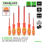 6PC Electrician's Insulated Magnetic Electrical Hand Screwdriver Tool Set New. Fixed Price $14.49.