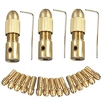 Eyech Sets 0.5-3MM Small Electric Drill Bit Brass Collet Chuck Set.... Fixed Price $12.35.