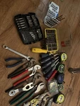 Lenox Greenlee 721 Mixed Tool Set 10PC Pliers Wrench Snips Screwdriver Cutters. Fixed Price $70.00.