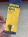 Irwin #2 Phillips Drywall Screw Setter Bit Depth Stop 3510641C. Fixed Price $9.97.