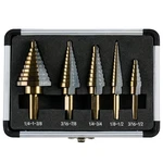 Step Drill Bit Set Hss Titanium Coated With Aluminum Case 50 Sizes Pieces. Fixed Price $47.99.