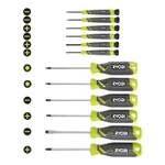 Ryobi Screwdriver Set (12-PIECE) Cushion Grip Handles Magnetic Precision Fit. Fixed Price $29.95.