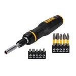 Max Fit Telescoping Ratcheting Multi-bit Screwdriver Set (10-PIECE). Fixed Price $28.98.