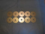 Ten Fabory Stainless Steel Oversize 304 Fender WASHERS-3/8" X 2" Od-free Ship. Fixed Price $14.50.