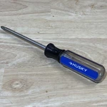 Husky No. Phillips Screwdriver Blue Clear Handle P2 681-410 Hd Vtg Usa. Fixed Price $17.95.