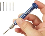 Red Shield 3-IN-1 Mini Precision Screwdriver Set For 1PK, Silver. Fixed Price $11.99.