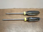 Vintage Stanley Workmaster 6" Screwdriver Set Flat & Phillips 66-206 65-303 Nice. Fixed Price $30.00.