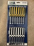 Ez Travel 5.5 Inch Chrome Plated Sae And Metric Nut Driver Set, 14 Piece. Fixed Price $36.99.