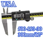 Mitutoyo 500-193-30 12" 300MM Absolute Digimatic Vernier Caliper 1PCS Us Stock. Fixed Price $87.03.
