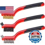3-PIECE Mini Wire Brush Set For Rust Removal & Cleaning Small Parts. Fixed Price $17.31.