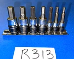 Matco Tools Silver Eagle 7 Piece Metric Hex Bit Socket Driver Set 4MM-10MM. Fixed Price $75.00.