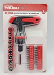 31-PIECE Hyper Tough Tools Ratcheting Driver & Socket Set Sae Nrfb Imperfection. Fixed Price $10.99.