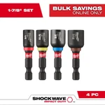 Shockwave 1-7/8 In. Magnetic Nut Driver Set (4-PIECE). Fixed Price $21.59.